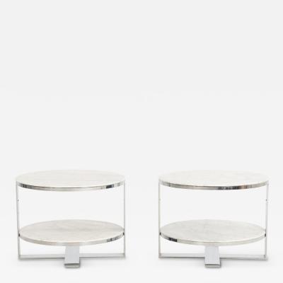  B B Italia Pair of Eileen Side Tables by Antonio Citterio for B B Italia 2003