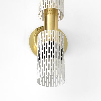  B hlmarks AB Bohlmarks A PAIR OF HARALD NOTINI DESIGNED SCONCES FOR B HLMARKS SWEDEN 1940 50 B 