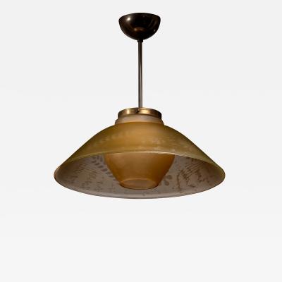  B hlmarks AB Bohlmarks Amber glass pendant lamp