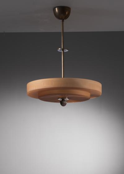  B hlmarks AB Bohlmarks Amber glass pendant lamp