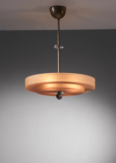  B hlmarks AB Bohlmarks Amber glass pendant lamp