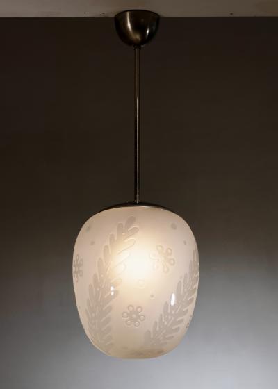  B hlmarks AB Bohlmarks B hlmarks frosted glass pendant lamp
