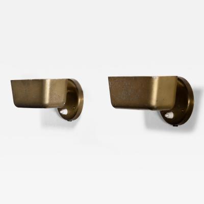  B hlmarks AB Bohlmarks B hlmarks pair of brass wall lamps