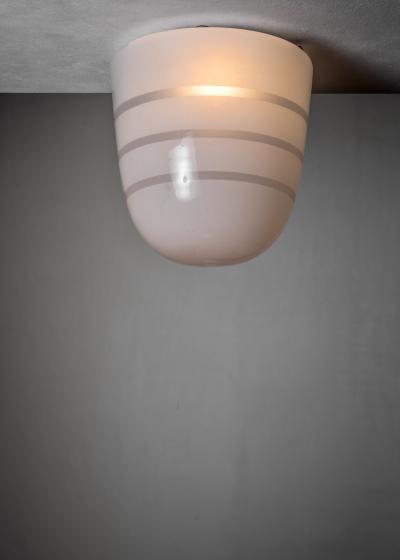  B hlmarks AB Bohlmarks B hlmarks pair of glass ceiling lamps