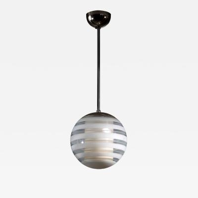  B hlmarks AB Bohlmarks B hlmarks striped globe pendant lamp