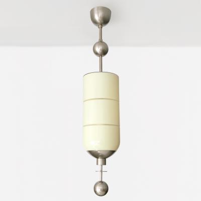  B hlmarks AB Bohlmarks BOHLMARKS SWEDISH ART DECO PENDANT WITH CAPSULE SHAPED GLASS SHADE