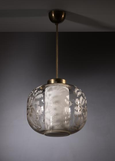  B hlmarks AB Bohlmarks Bohlmarks etched glass pendant lamp