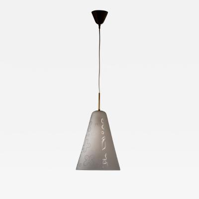  B hlmarks AB Bohlmarks Bohlmarks frosted glass pendant Sweden