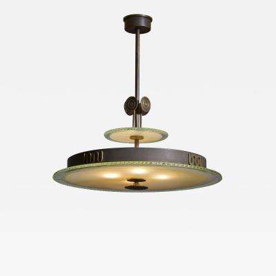  B hlmarks AB Bohlmarks Bohlmarks glass and brass pendant