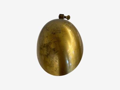  B hlmarks AB Bohlmarks Harald Notini Swedish Modern Patinated Brass Wood Rare Table Lamp 1930s
