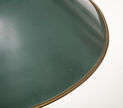  B hlmarks AB Bohlmarks Leather Brass and Lacquer Swedish Grace Table Lamp Bohlmarks Sweden