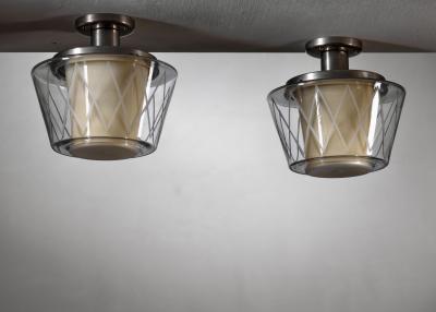 B hlmarks AB Bohlmarks Pair of B hlmarks ceiling lamps