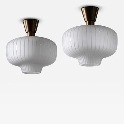  B hlmarks AB Bohlmarks Pair of B hlmarks ceiling lamps