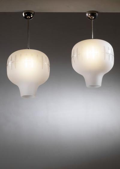  B hlmarks AB Bohlmarks Pair of B hlmarks pendant lamps