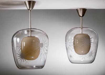  B hlmarks AB Bohlmarks Pair of B hlmarks pendants