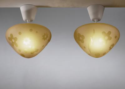  B hlmarks AB Bohlmarks Pair of B hlmarks pendants