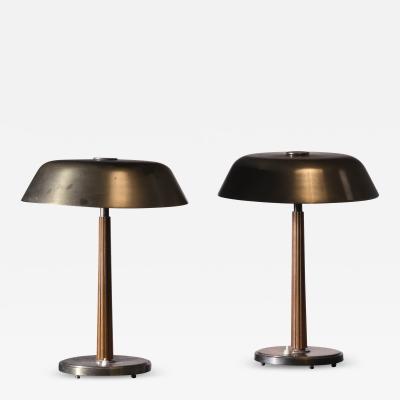  B hlmarks AB Bohlmarks Pair of B hlmarks table lamps