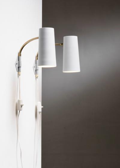  B hlmarks AB Bohlmarks Pair of Bohlmarks wall lamps