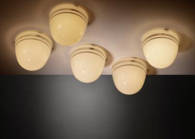  B hlmarks AB Bohlmarks Set of 5 B hlmarks glass ceiling lamps