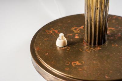  B hlmarks AB Bohlmarks Swedish Modern Brass Table Lamp by B hlmarks