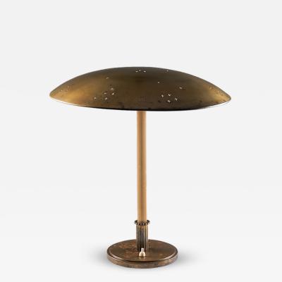  B hlmarks AB Bohlmarks Swedish Modern Brass Table Lamp by B hlmarks