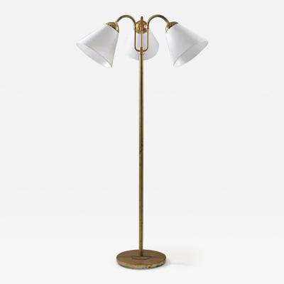  B hlmarks AB Bohlmarks Swedish Modern Floor Lamp by B hlmarks 1940s