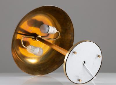  B hlmarks Swedish Midcentury Table Lamp in Brass by Harald Notini for B hlmarks