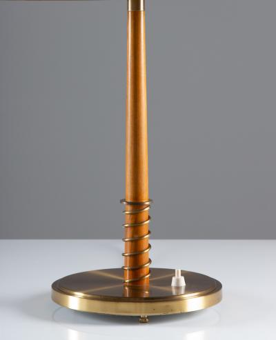  B hlmarks Swedish Midcentury Table Lamp in Brass by Harald Notini for B hlmarks