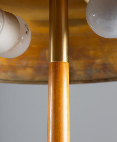  B hlmarks Swedish Midcentury Table Lamp in Brass by Harald Notini for B hlmarks