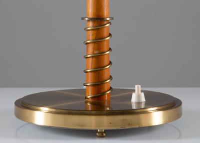  B hlmarks Swedish Midcentury Table Lamp in Brass by Harald Notini for B hlmarks