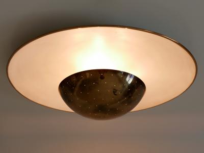  B nte Remmler Rare Mid Century Modern Flush Mount or Sconce by B nte Remmler Germany 1950s