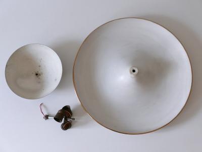  B nte Remmler Rare Mid Century Modern Flush Mount or Sconce by B nte Remmler Germany 1950s