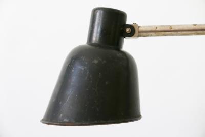  B nte Remmler Rare Two Armed Bauhaus Table Lamp by Christian Dell for B nte Remmler 1930s