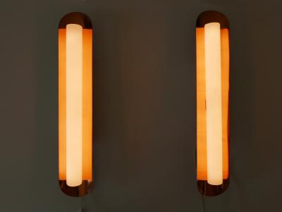  B nte Remmler Set of Two Elegant Mid Century Modern Sconces by B nte Remmler Germany 1960s