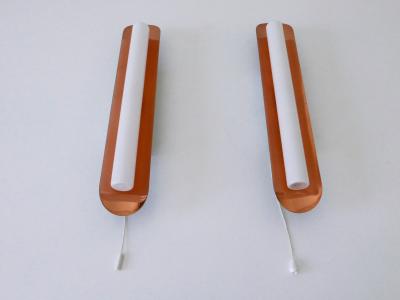  B nte Remmler Set of Two Elegant Mid Century Modern Sconces by B nte Remmler Germany 1960s