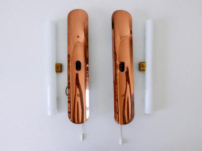  B nte Remmler Set of Two Elegant Mid Century Modern Sconces by B nte Remmler Germany 1960s