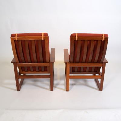  B rge Mogensen Borge Mogensen B rge Mogensen Model 2254 Lounge Chairs 1956