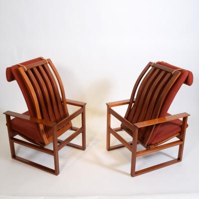  B rge Mogensen Borge Mogensen B rge Mogensen Model 2254 Lounge Chairs 1956