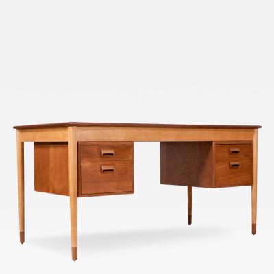  B rge Mogensen Borge Mogensen B rge Mogensen Teak Oak Executive Desk for S borg M bler