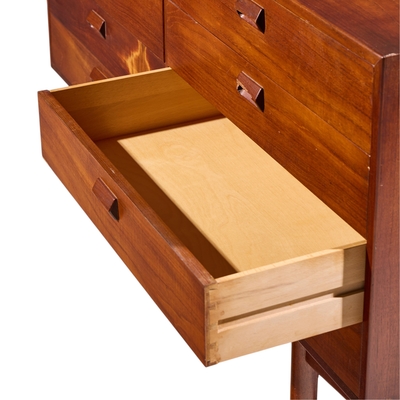  B rge Mogensen Borge Mogensen B rge Mogensen for S borg M belfabrik Mid Century Danish 8 Drawer Lowboy Dresser