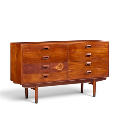  B rge Mogensen Borge Mogensen B rge Mogensen for S borg M belfabrik Mid Century Danish 8 Drawer Lowboy Dresser