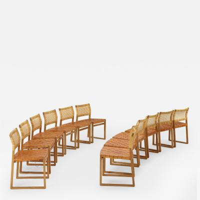  B rge Mogensen Borge Mogensen BM61 chairs set of twelve