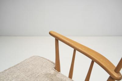  B rge Mogensen Borge Mogensen Beech Slatback Chairs by B rge Mogensen for FDB M bler Denmark 1960s