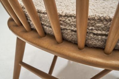  B rge Mogensen Borge Mogensen Beech Slatback Chairs by B rge Mogensen for FDB M bler Denmark 1960s