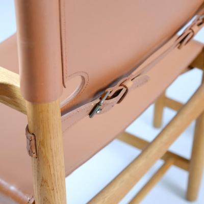  B rge Mogensen Borge Mogensen Borge Mogensen Armchairs 3238 Hunting Chair in Oak Leather Fredericia