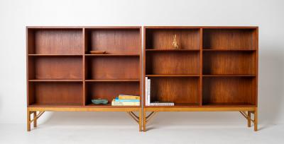  B rge Mogensen Borge Mogensen Borge Mogensen BookSelves in Teak and Oak Pair Available 
