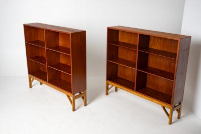  B rge Mogensen Borge Mogensen Borge Mogensen BookSelves in Teak and Oak Pair Available 