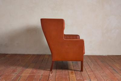  B rge Mogensen Borge Mogensen Borge Mogensen Leather Wingback Settee