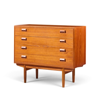  B rge Mogensen Borge Mogensen Borge Mogensen Mid Century Danish Modern Teak and Oak Chest of Drawers Pair
