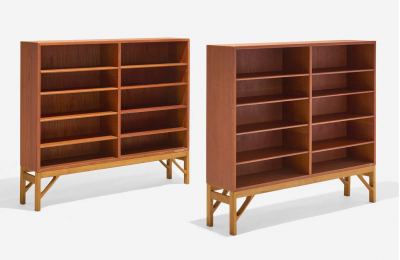  B rge Mogensen Borge Mogensen Pair of Borge Mogensen BookSelves in Teak and Oak